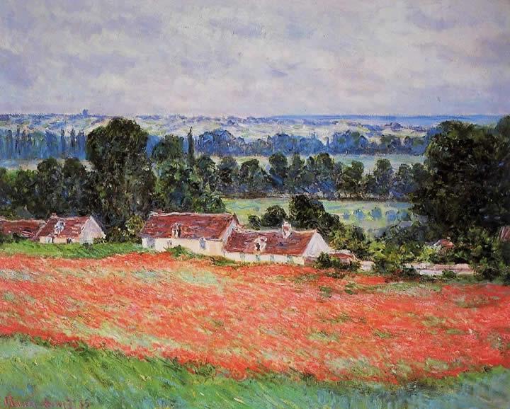 Claude Monet Poppy Field Giverny